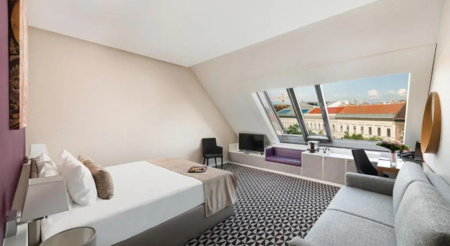 Двухместный номер на верхнем этаже Executive Hotel Moments Budapest by Continental Group