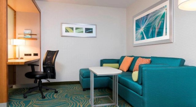 Трёхместный люкс с видом на парк SpringHill Suites by Marriott Chicago Southeast/Munster, IN