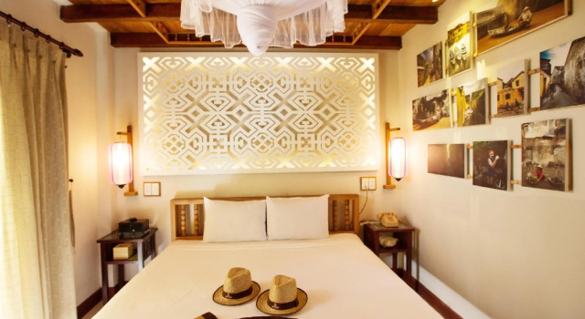 Семейный номер Deluxe с балконом Hoi An Pho Library Hotel