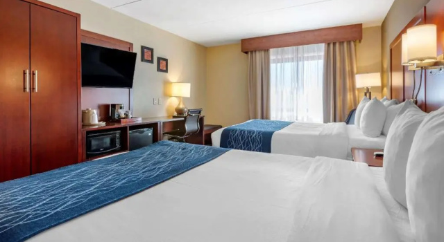 Четырёхместный номер Standard с видом на город Comfort Inn Edgewater on Hudson River