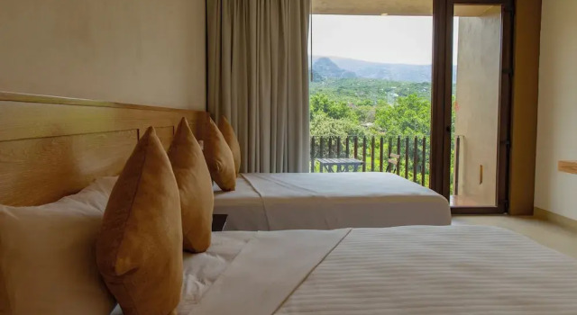Двухместный номер Standard с балконом и с видом на горы Xolatlaco Tepoztlán Hotel Boutique