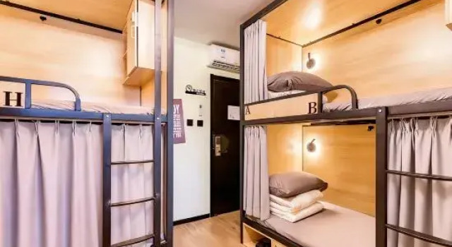 Кровать в общем номере (женский номер) See you Hostel Lama Temple&Tian'anmen& Forbidden City ,One stop on the special line to the airport