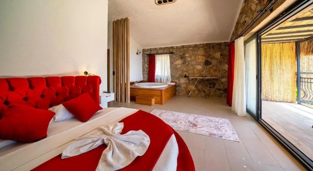 Honeymoon Villa With Private Pool, Rezervovat Vila Hotely v Fethiye Area s parkováním, Parkování
