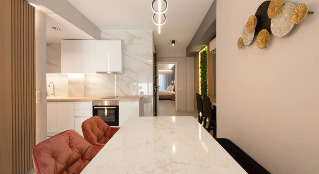 Апартаменты Deluxe с 2 комнатами LUX&EASY Athens Downtown Residences