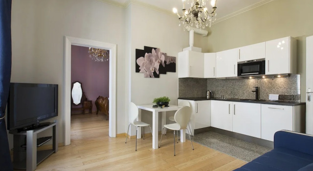 Апартаменты c 1 комнатой с балконом Antique Apartments Old Town