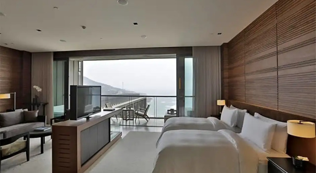 Двухместный люкс Deluxe с видом на море The Lalu Qingdao Hotel