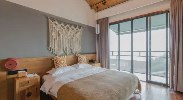 Люкс с красивым видом из окна xinbo nanshan homestay