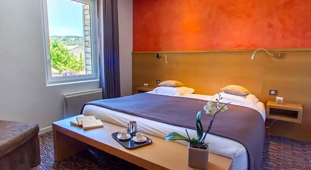 Двухместный номер Standard Hôtel Carcarille Restaurant Le C