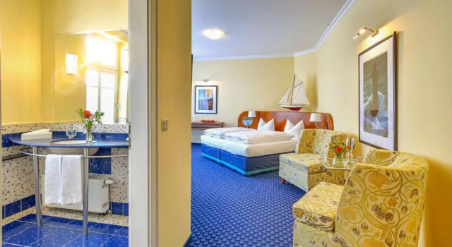 Двухместный номер Deluxe с балконом Neptun Hotel Kühlungsborn