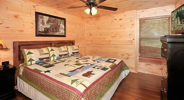 Номер Premier с 3 комнатами с балконом и с красивым видом из окна Dollywood Cabins