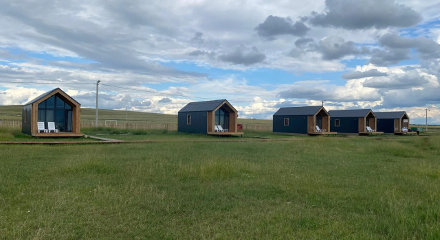 Eko otel Zolotye peski, Buchen Sie Ferienhaus Villen in Republik Tuwa, Villa