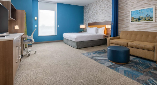 Двухместная студия для гостей с ограниченными возможностями Home2 Suites By Hilton Boise Downtown