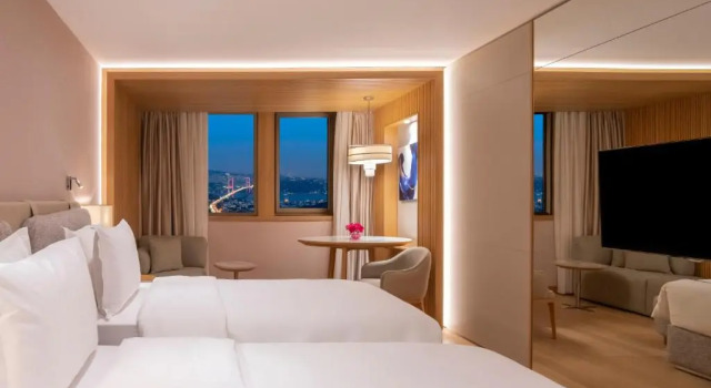 Двухместный номер Deluxe с видом на Босфор Mövenpick Hotel Istanbul Bosphorus