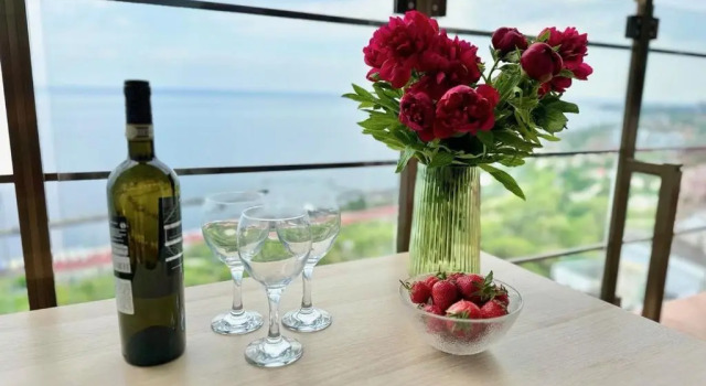 Апартаменты Panoramic Sea View Apartments with terrace in Arcadia Аркадия Панорамный Вид моря Аппартаметы с Террассой
