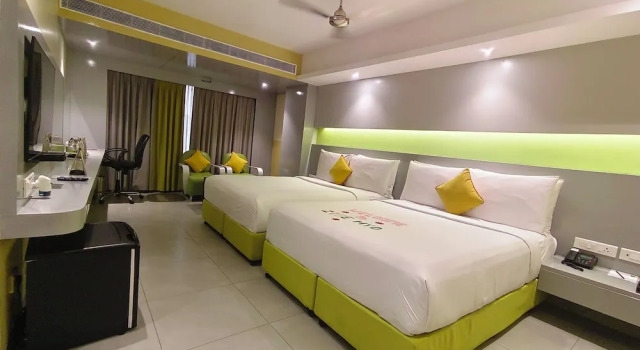 Двухместный номер Deluxe c 1 комнатой ZIBE Luxe Hyderabad by GRT Hotels