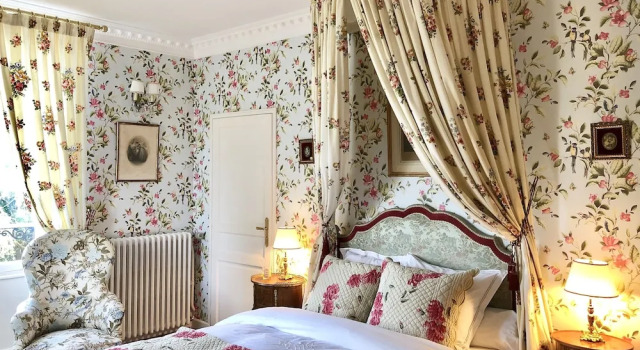 Двухместный номер Deluxe с видом на сад Manoir de La Croix Saint Louis "Luxury Guest House"