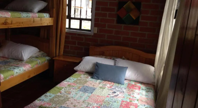 Вилла с балконом и с красивым видом из окна Cabaña Campestre El Refugio