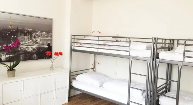 Кровать в общем номере MAC City Hostel