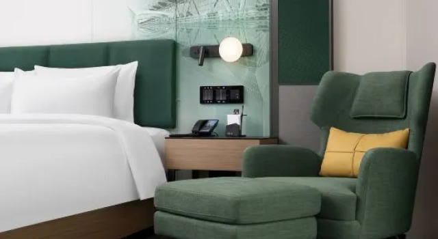 Двухместный люкс с видом на сад Hampton by Hilton Renhe Baiyun Airport