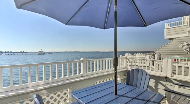 Апартаменты с 3 комнатами с балконом Walk to Beach: Waterfront Condo in Ocean City!