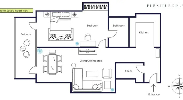 bnbme | Saba Tower | 1 BDR, Забронировать Апартаменты/квартира Апартаменты Эмирата Дубая, рядом с Dubai Marina Yacht Club, Апартаменты/квартира