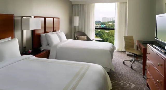 Четырёхместный номер Deluxe Atlanta Marriott Northwest at Galleria