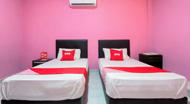 Standart çift kişilik oda Super OYO 90039 Coop Hotel Kangar