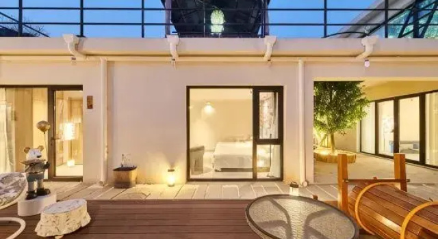 Floral Hotel · Beiling Yueting Xianju hotel (Pinggu Peach Blossom Sea Branch), Book Hotel Hoteller i Beijing Province med parkering, Parkering