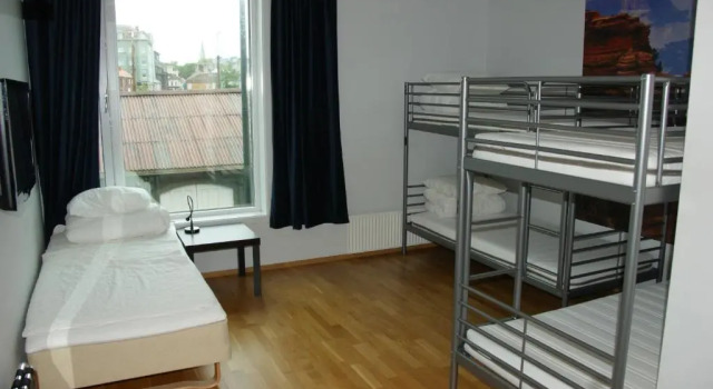 Кровать в общем номере (мужской номер) P-Hotels Brattøra