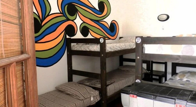 Кровать в общем номере Llanura Hostel