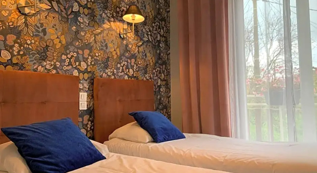 Номер Standard Logis hôtel restaurant Auberge Du Cheval Blanc