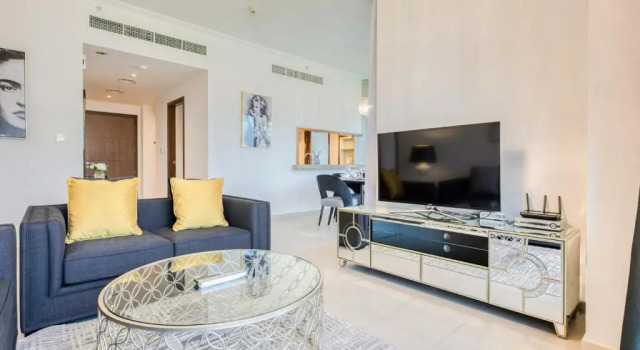 Апартаменты Deluxe Nasma Luxury Stays - Fantastic Burj Khalifa View From This Fancy Condo