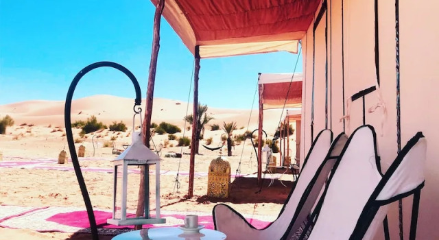 Трёхместный номер Deluxe с балконом Erg Chebbi Dunes Desert Camp