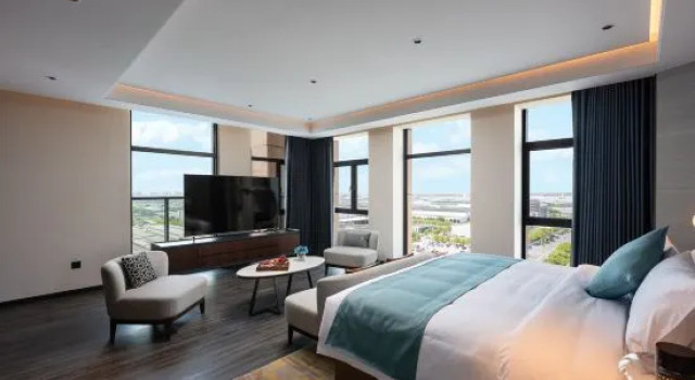 Двухместный люкс Executive с 2 комнатами Xiangyang Xiyue Carrey Hotel