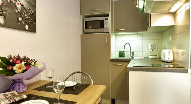 Студия Цокольный этаж Hôtel Résidence Les Grands Chênes Amnéville les Thermes