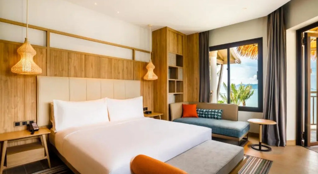 Двухместный люкс c 1 комнатой с балконом и с видом на океан Holiday Inn Resort Samui Bophut Beach by IHG