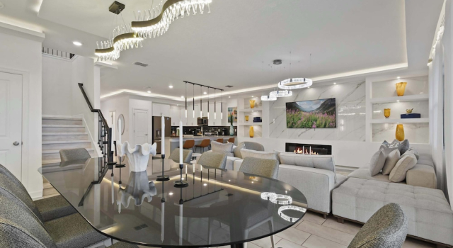 Коттедж с видом на бассейн Luxurious 10-bed Lakefront Retreat Near Disney