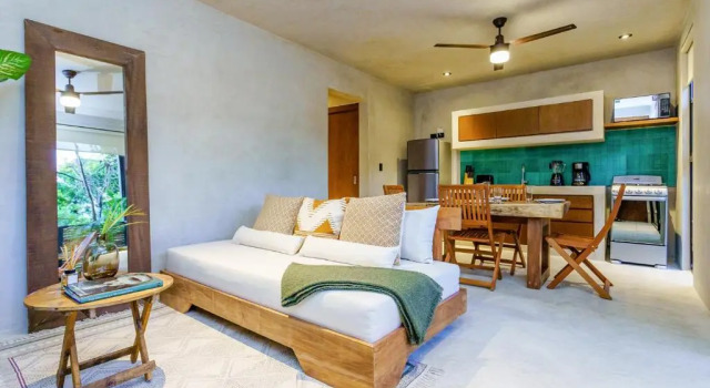 Апартаменты с видом на бассейн Eco-sustainable Luxury Between Beach Hotspots & Tulum Town by Stella Rentals