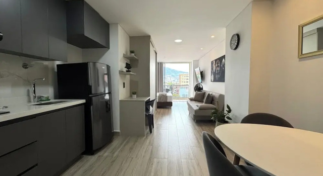 Студия Deluxe c 1 комнатой с балконом и с видом на город Torre Zurich Luxury
