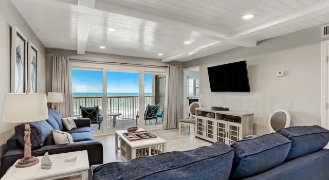 Fully Remodeled Condo with Atlantic Ocean View and Access to Private Fishing Pier by RedAwning