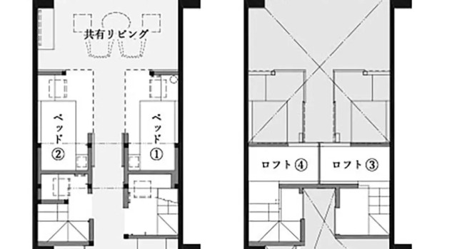 Четырёхместный номер Standard Hishino Onsen Tokiwakan