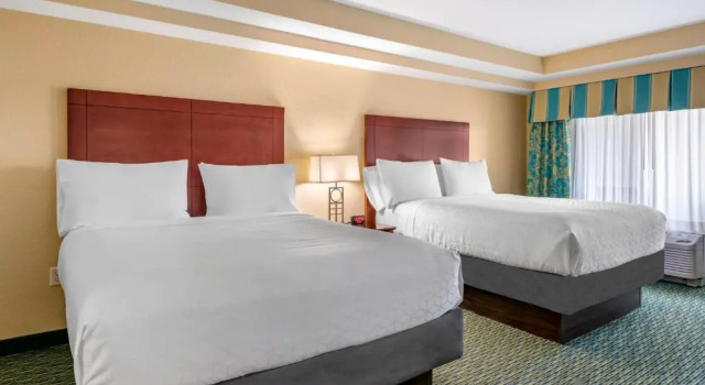 Четырёхместный люкс c 1 комнатой с балконом и с видом на бассейн Holiday Inn Resort Orlando - Lake Buena Vista by IHG