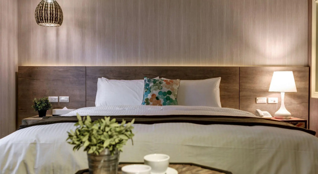 Кровать в общем номере CHECK inn Yilan LuoDong
