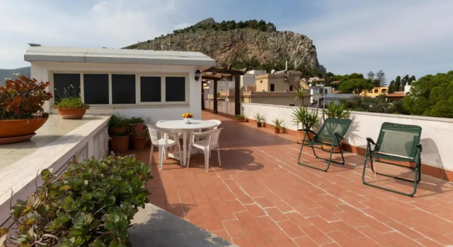 Апартаменты Пентхаус Mondello Panoramic Terrace Villa
