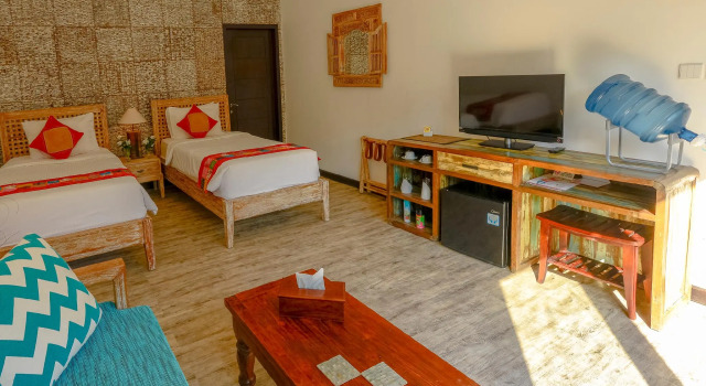 Номер Deluxe Kura Kura Resort Gili Meno