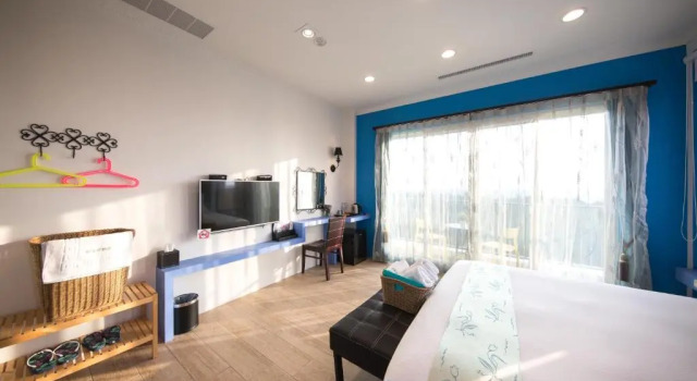 Двухместный номер Deluxe с балконом и с видом на море Tiffany Homestay