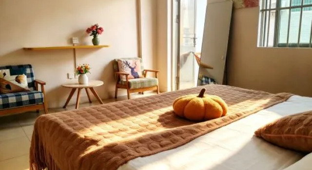 Кровать в общем номере Shenzhen Xiyong Rainbow Bay Inn