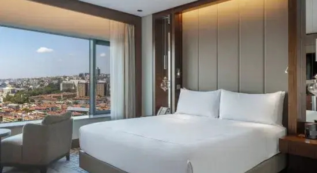 Двухместный номер Executive с видом на Босфор Conrad Istanbul Bosphorus