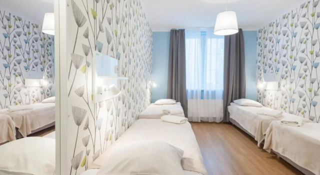 Кровать в общем номере Premium Hostel