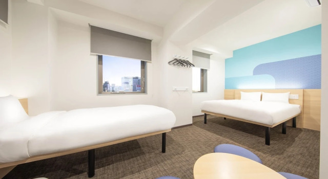 Трёхместный номер Deluxe Hop Inn Tokyo Asakusa
